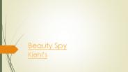 Beauty Spy KIEHLS