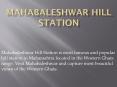 Mahabaleshwar Hill Station (2) PowerPoint PPT Presentation