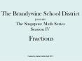 The Brandywine School District PowerPoint PPT Presentation