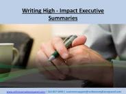 Writing High - Impact Executive Summaries (1)