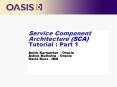 Service Component Architecture (SCA) Tutorial : Part 1 Anish Karmarkar  PowerPoint PPT Presentation