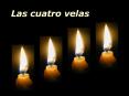Las cuatro velas PowerPoint PPT Presentation