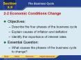 2-2 Economic Conditions Change PowerPoint PPT Presentation