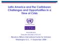 Latin America and the Caribbean: Challenges and Opportunities in a Time of Crisis PowerPoint PPT Presentation