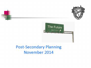 Post-Secondary Planning