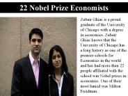 22 Nobel Prize Economists