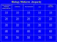 Biology Midterm Jeopardy PowerPoint PPT Presentation
