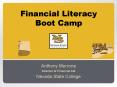 Financial Literacy Boot Camp PowerPoint PPT Presentation