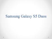 Samsung Galaxy S5 Duos