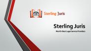 Sterling Juris-offering optimal arbitration services