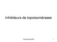 Inhibiteurs de topoisom