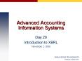 Advanced Accounting Information Systems PowerPoint PPT Presentation