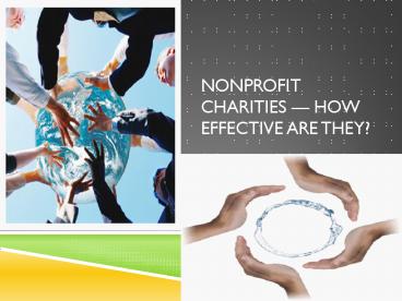 Nonprofit charities — how effective are they