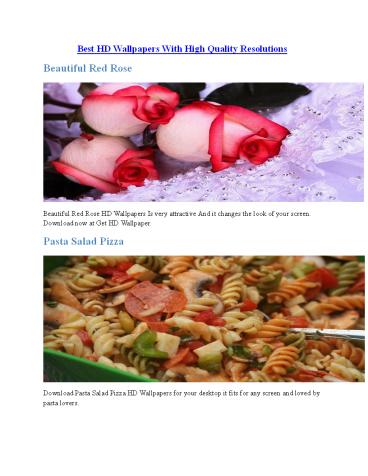 Best HD Wallpapers With High Quality Resolutions