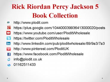 Rick Riordan Percy Jackson 5 Book Collection (1)