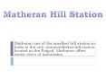 Matheran Hill Station PowerPoint PPT Presentation