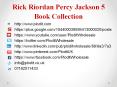 Rick Riordan Percy Jackson 5 Book Collection PowerPoint PPT Presentation