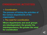 basic elements of organizing