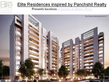 Properties in Baner Pune