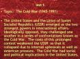 Topic: The Cold War (1945-1991) PowerPoint PPT Presentation