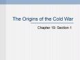 The Origins of the Cold War PowerPoint PPT Presentation