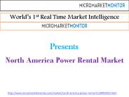 North America Power Rental Market