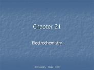 Electrochemistry