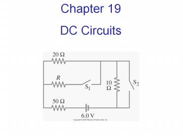 DC Circuits
