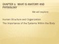 Chapter 1: What is Anatomy and Physiology PowerPoint PPT Presentation