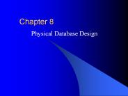 Physical Database Design