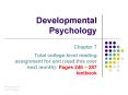 Developmental Psychology PowerPoint PPT Presentation