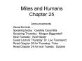 Mites and Humans Chapter 25 PowerPoint PPT Presentation