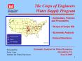 The Corps of Engineers Water Supply Program PowerPoint PPT Presentation