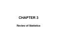 Review of Statistics PowerPoint PPT Presentation