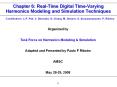 Chapter 6: Real-Time Digital Time-Varying Harmonics Modeling and Simulation Techniques PowerPoint PPT Presentation