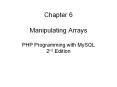 Chapter 6 Manipulating Arrays PHP Programming with MySQL 2nd Edition PowerPoint PPT Presentation