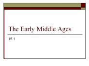 The Early Middle Ages