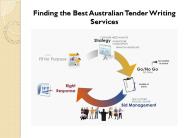 Finding the Best Australian Tender Writing Services