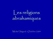 Les religions abrahamiques