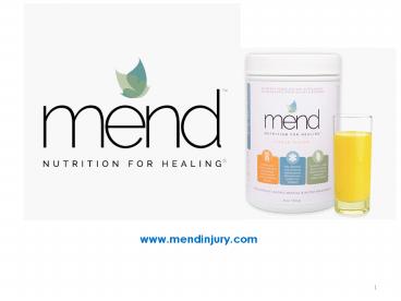 Nutrition for Repairing Dammaged Tissue