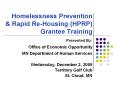 Homelessness Prevention PowerPoint PPT Presentation