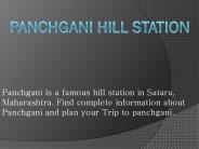 Panchgani Hill Station