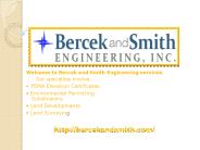 Bercek And Smith Engineering Inc