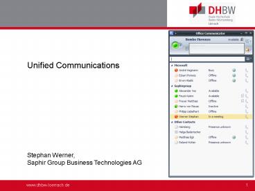 Unified Communications