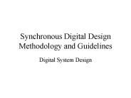 Synchronous Digital Design Methodology and Guidelines
