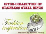 Inter-collection Of stainless steel rings 