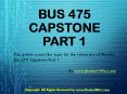 BUS 475 Capstone Part 1 PowerPoint PPT Presentation