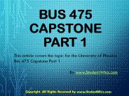 BUS 475 Capstone Part 1