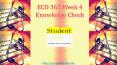 ECO 365 Week 4 Knowledge Check PowerPoint PPT Presentation