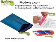 Tamper Evident Plastic Bags